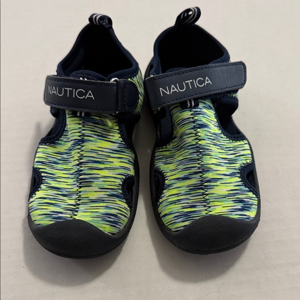 Nautica Kids' Blue and Lime Water Shoes